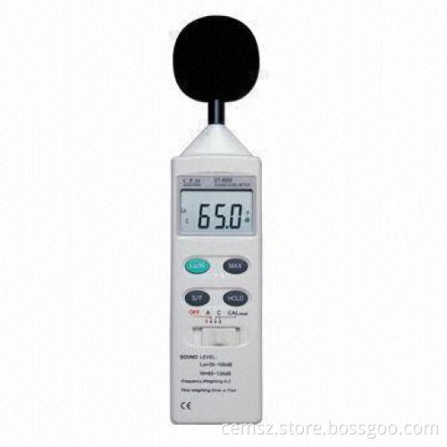 Two-Mode Sound Level Meter with 2.5/3.5dB High Accuracy and Built-in Calibration Check